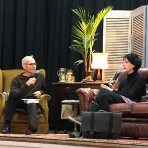 catherine mckinnon and mark whittaker at shoalhaven writers festival | allisontait.com