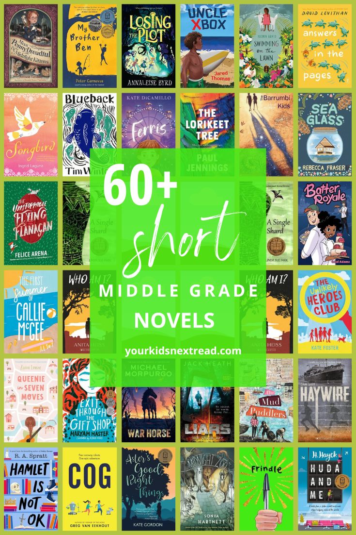 short middle grade novels 60+ short middle grade novels