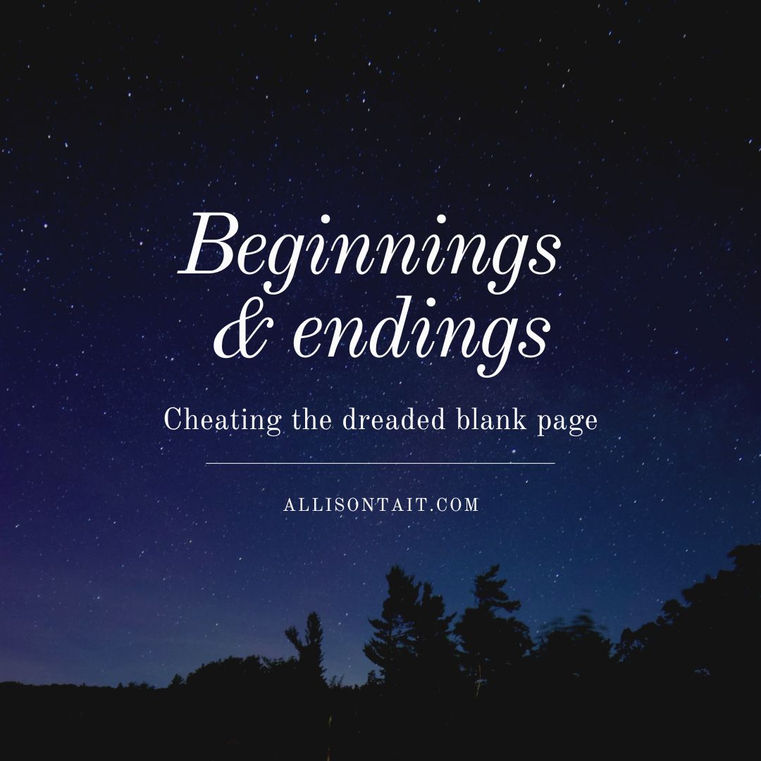 Writing endings